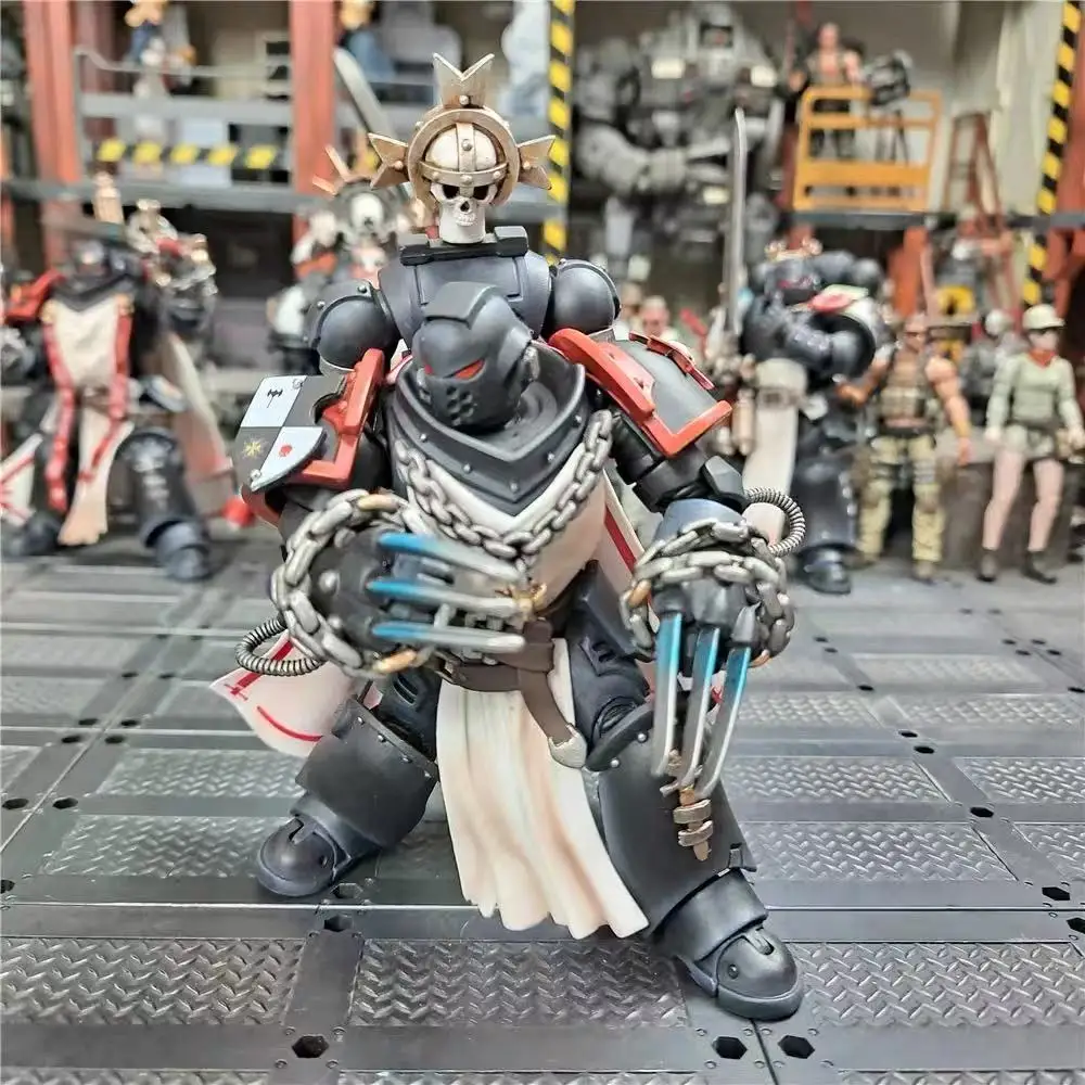

【Original】JOYTOY Warhammer 40K Black Templars Primaris Sword Brethren Alberic Toy Anime Model
