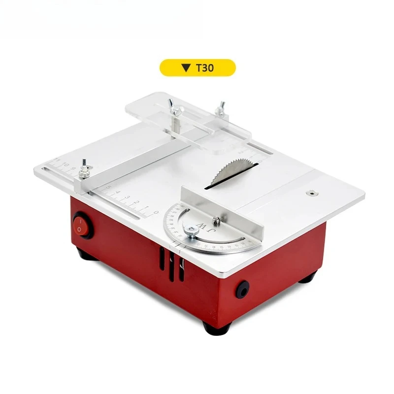 Mini Table Saw Household DIY Cutting Tool Mini Multifunctional Table Cutting Machine Electric Desktop Saws Crafts Cutting Tool