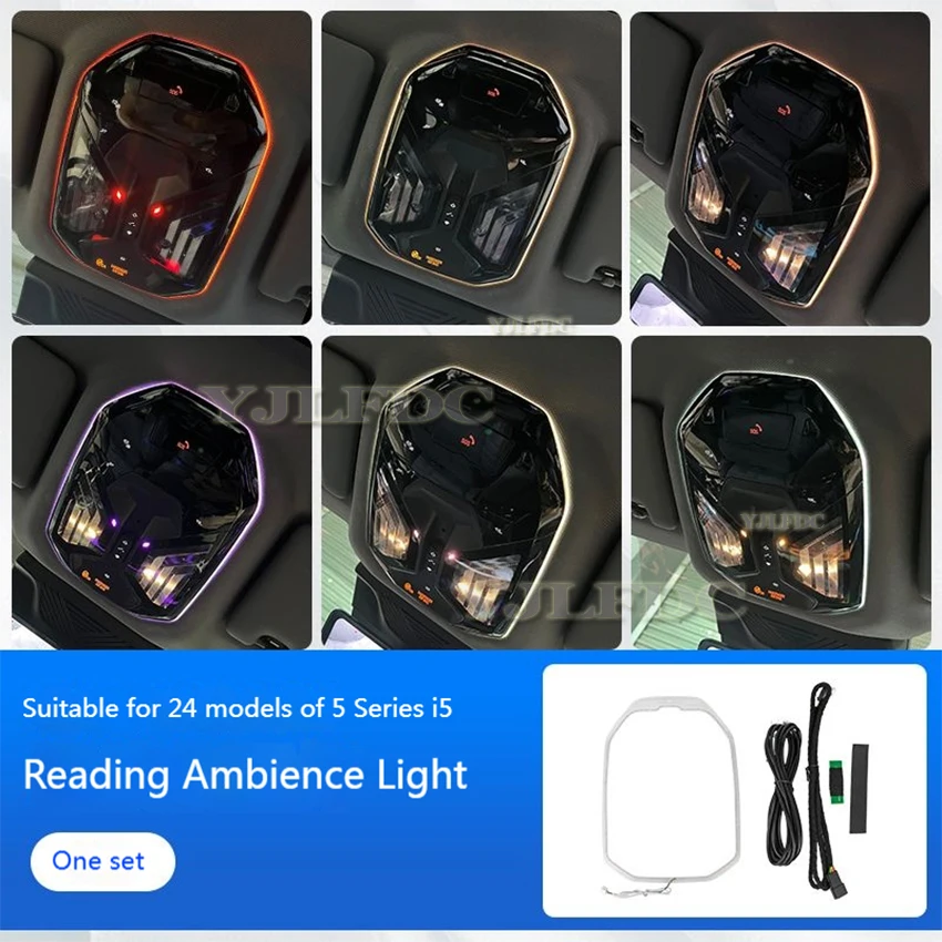11 Color Ceiling Reading Ambient Light For BMW New 5 Series G60 i5 525 530 LED Ambient Light Automotive Interior Supplies
