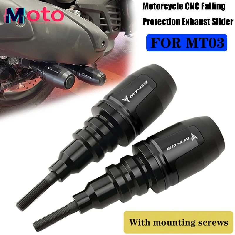 

For Yamaha MT03 MT 03 MT-03 2014-2021 2022 2023 2024 Motorcycle Accessories Falling Protection Exhaust Slider Crash pad slider