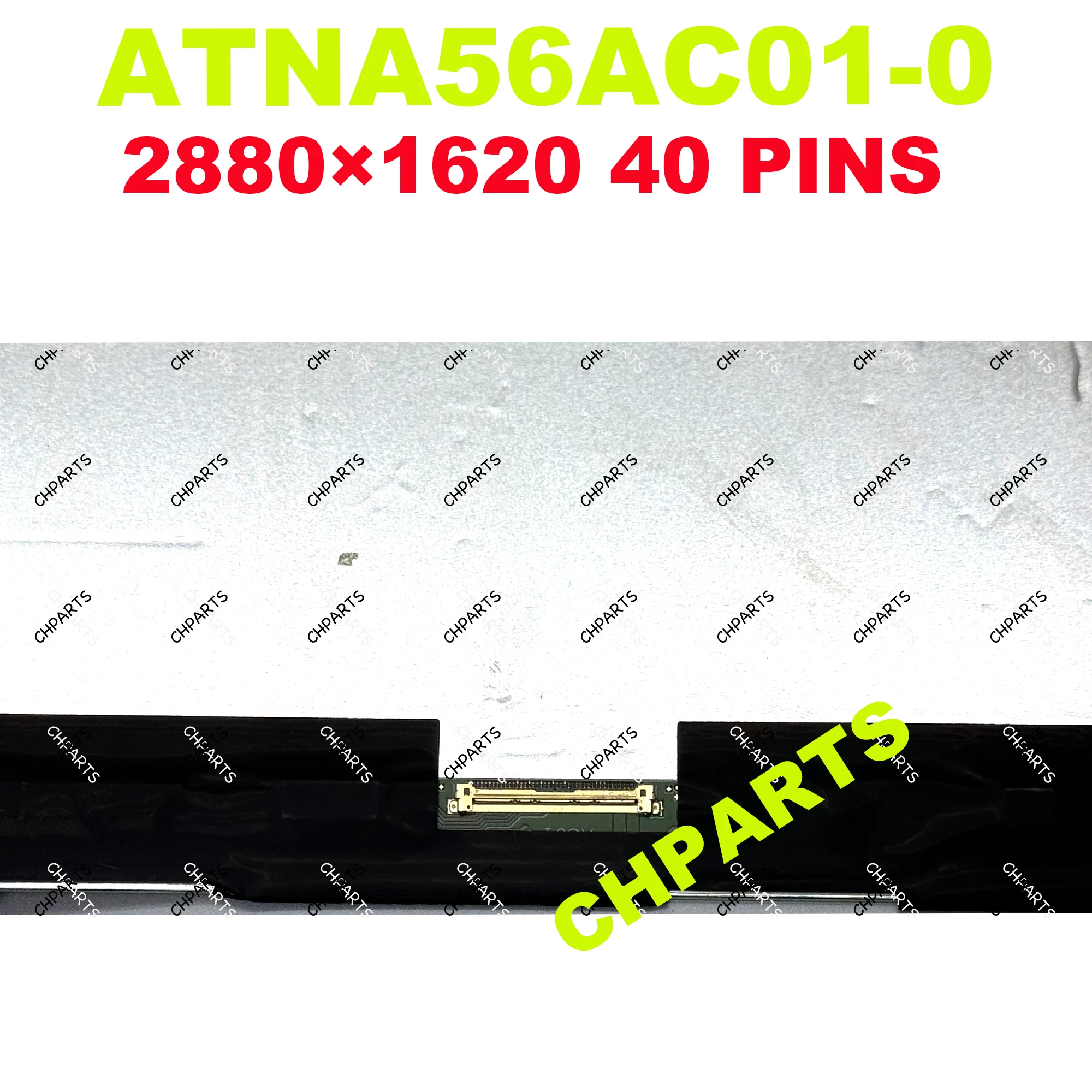 Imagem -03 - Tela do Portátil Oled para Asus K3502z K6500z M1503q Atna56ac01 Atna56ac010 2880x1620 2.8k 40 Pinos Display 156