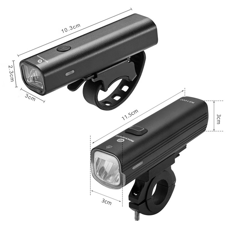 400LM 800LM 1000LM Bike Light Front Lamp USB Rechargeable LED 2000mAh 4800mAh Bicycle Light Waterproof Headlight Accessories