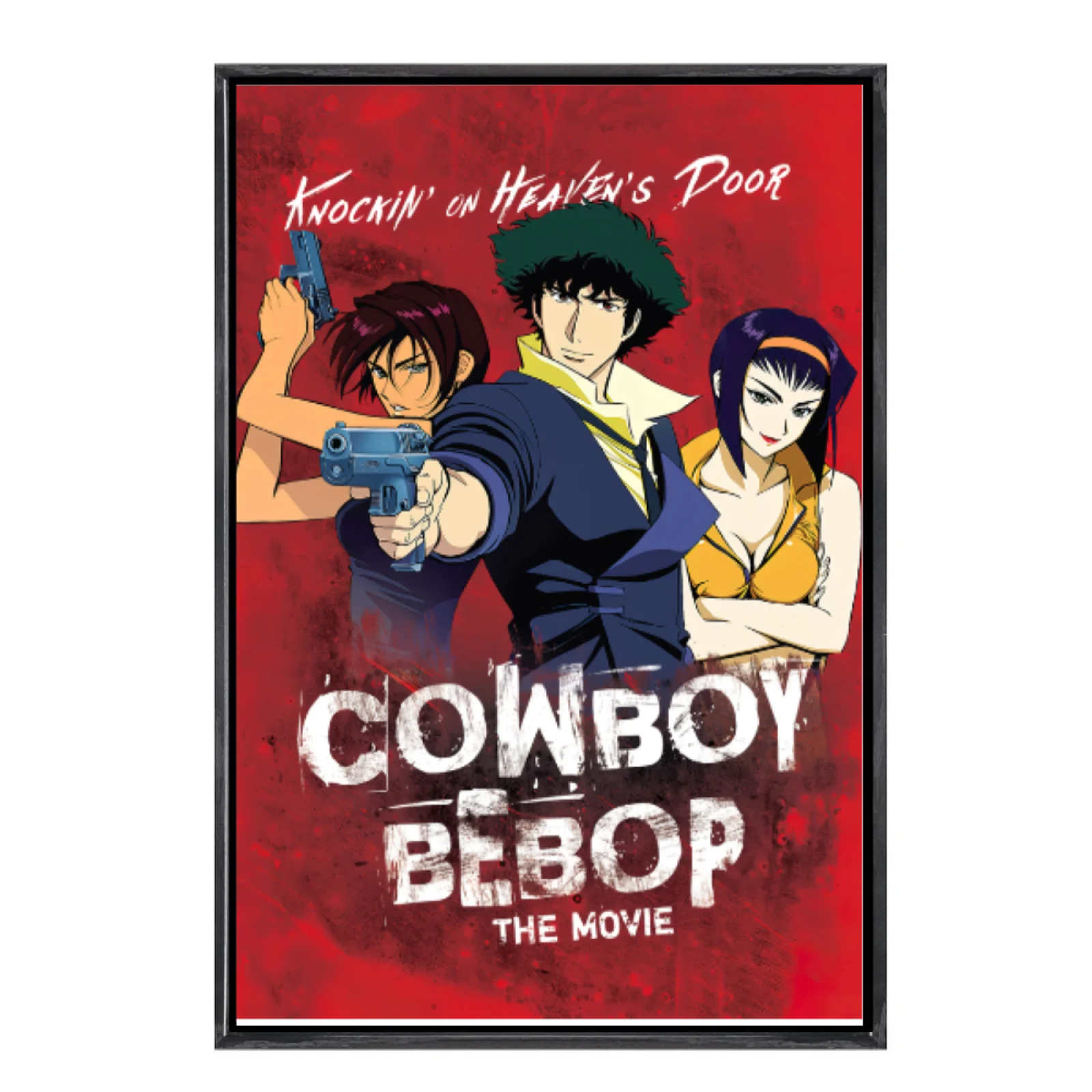 

Japanese Manga Multi-Size Canvas Poster Double Framed Wall Art,Cowboy Bebop Home Decor for Living Room Bedroom