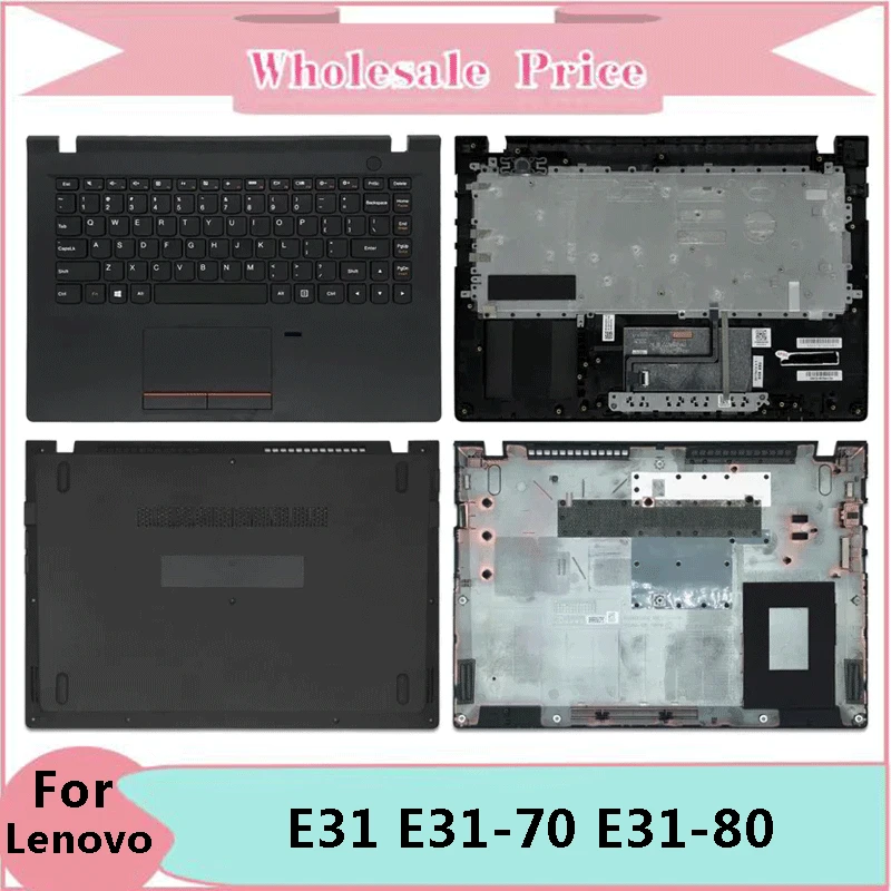 

New For Lenovo E31 E31-70 E31-80 Laptop LCD Back Cover Front Bezel Upper Palmrest Bottom Base Case Keyboard Hinges