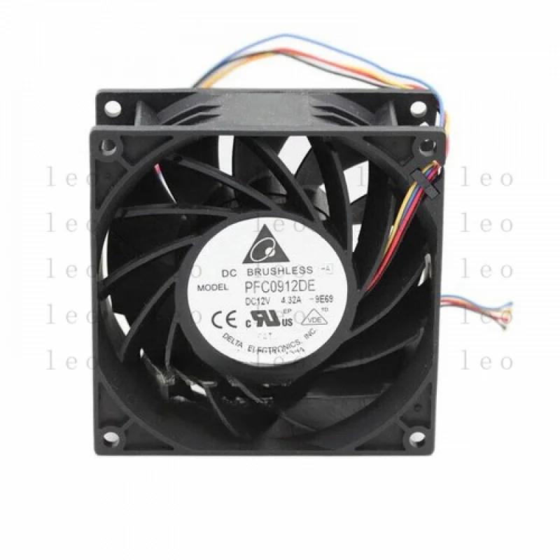 

FF Large Air Volume PFC0912DE 9238 12V 4.32A 9CM Server Cooling Fan #F5