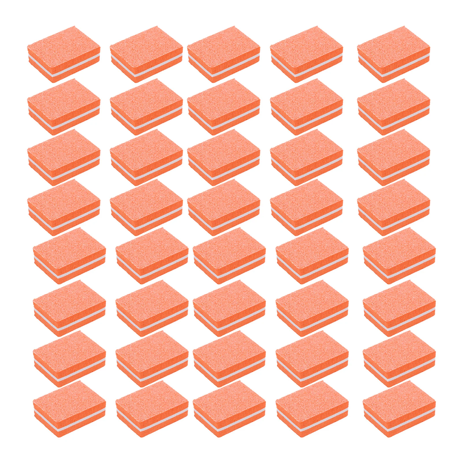 50pcs ฟองน้ําเล็บไฟล์เล็บเครื่องมือมือถือ Buffing Polishing Blocks สําหรับเล็บ Shaping การจัดเก็บขอบกําจัด