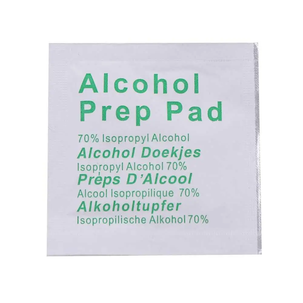 Profession elle Reises terilisation antiseptische Desinfektion Alkohol tupfer Pads Hygiene papier Feucht tücher 70% Alkohol