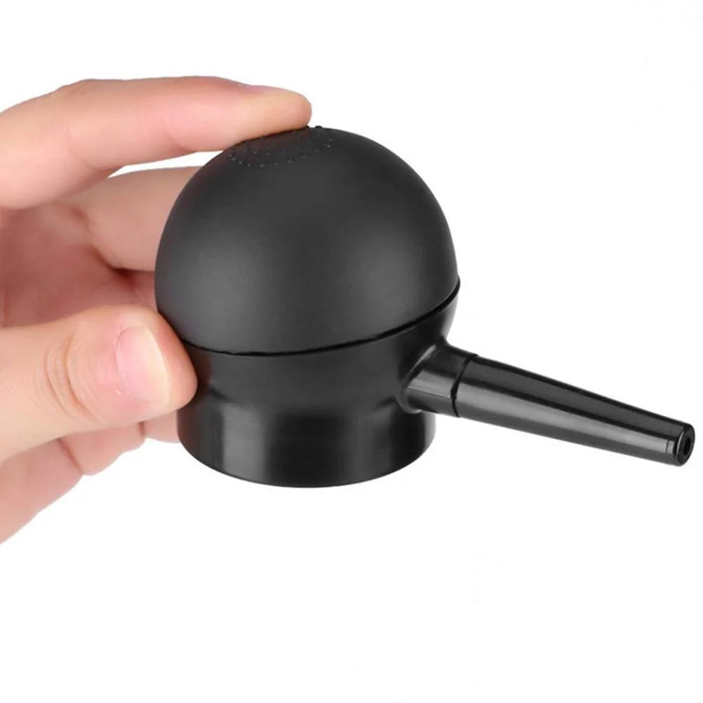 1 قطعة مسحوق تصفيف الشعر المهنية البخاخ الزجاج الفولاذ المقاوم للصدأ المطاط مكافحة ساكنة مقاومة للصدأ بناء الشعر خفيفة الوزن