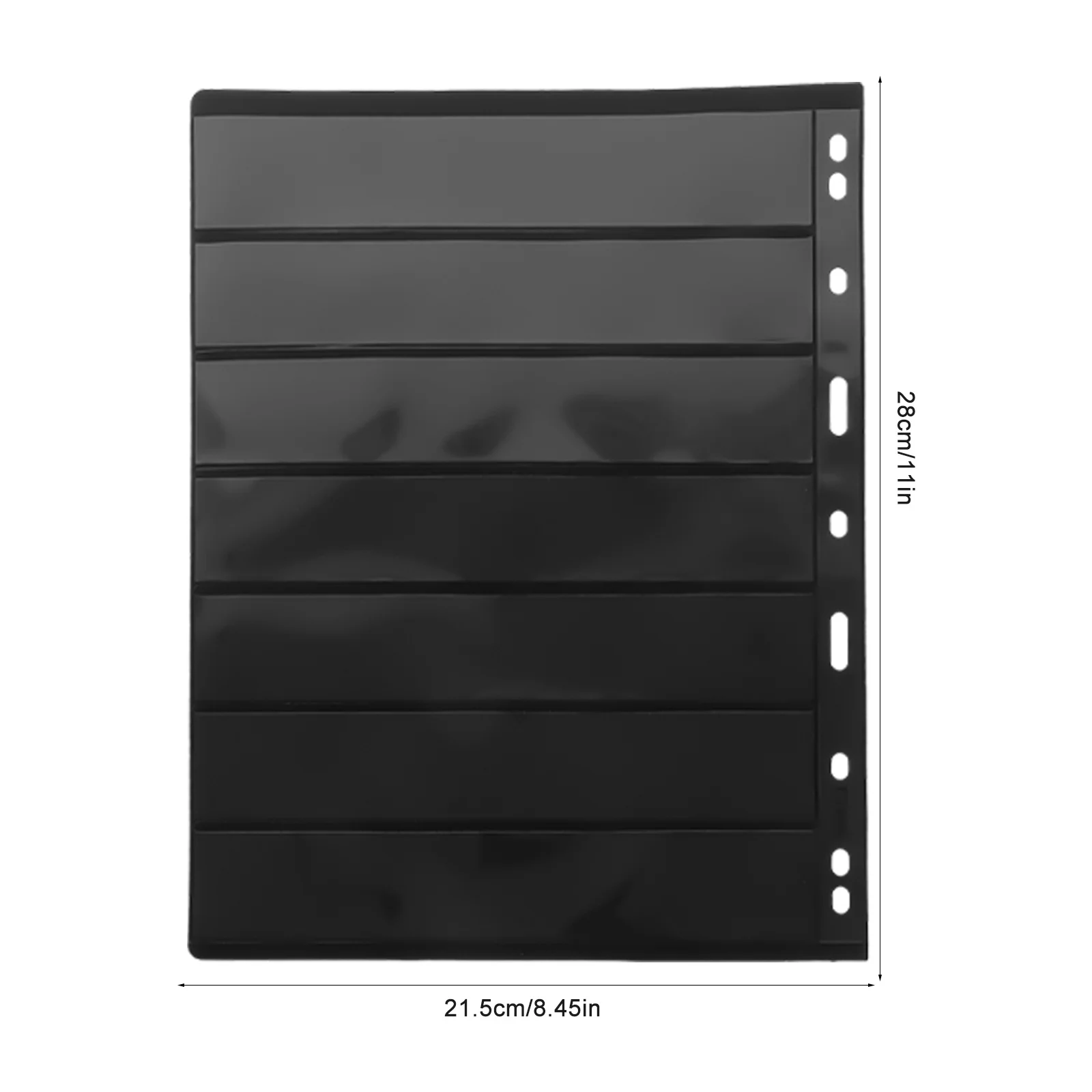 10 أوراق أكياس تخزين الطوابع، منظم ألبوم ختم أوراق الشجر الشفافة المقتنيات لحامل العملات المعدنية