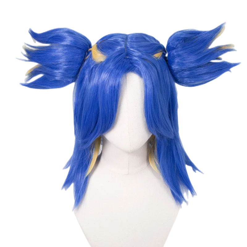 ND Neon Cosplay Pruiken Haarstukje VALORANT Game Cosplay Haar Pruiken voor Comic Con Coser Kostuum Themafeest Hittebestendig Synthetisch