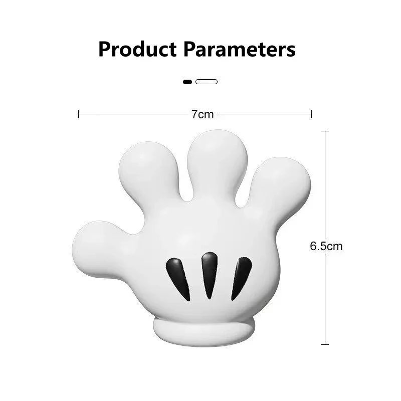 Drill-Free Mickey Mouse Design Bath Accessories: Toothbrush Rack, Towel Hanger & Wire Manager with Strong Suction Cups - view 6