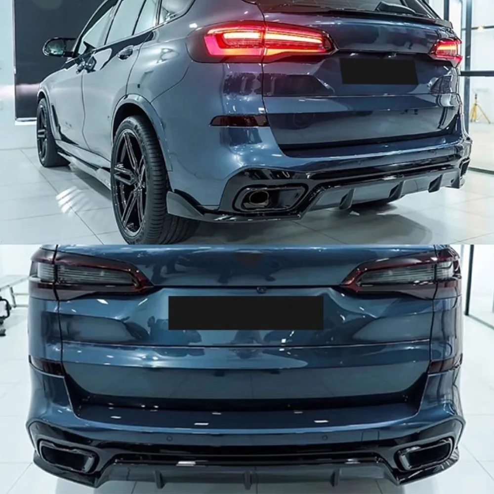 

Car Rear Bumper Diffuser Lip Splitters Spoiler Rear Bumper Protector Guard For BMW G05 X5 M Sport 2019 2020 2021 2022 2023 2024