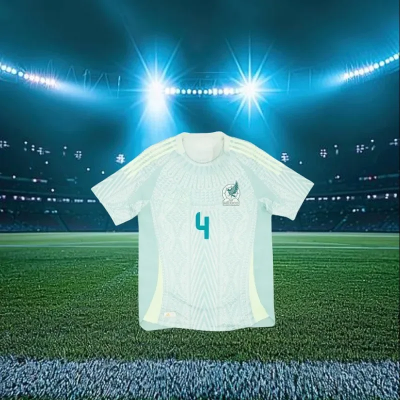 

25 High Quality Football Jersey Fashionable Cool and Unique Football Jersey with Short Sleeved Shirt for Mexico's Third Home