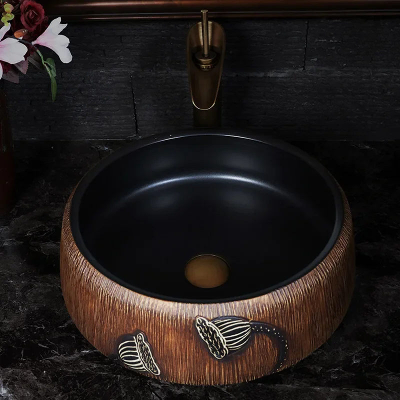 

Wash Basin Table Basin Retro Ceramic Washbasin Bathroom