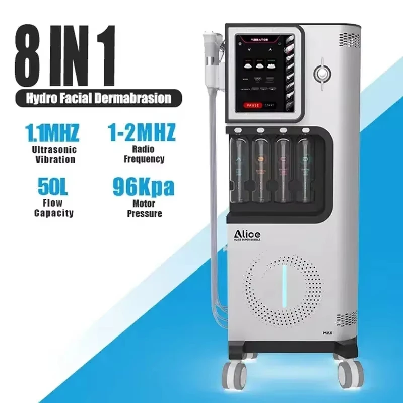 NewFace 2026 Hydration Alice Super Bubble Water Spa Face Skin Care Acne Treatment Wrinkle Removal Salon Beauty Facial Machine