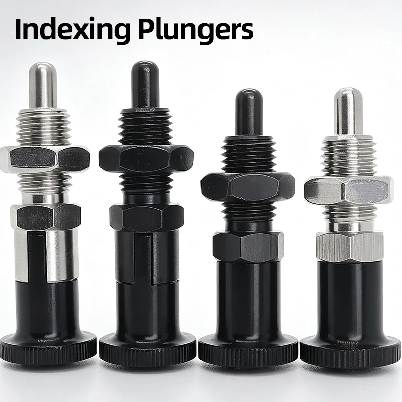 Indexing Plungers,Locking Pin ,Locking Spring Screw,Aluminum Knob, M8 M10 M12 M16