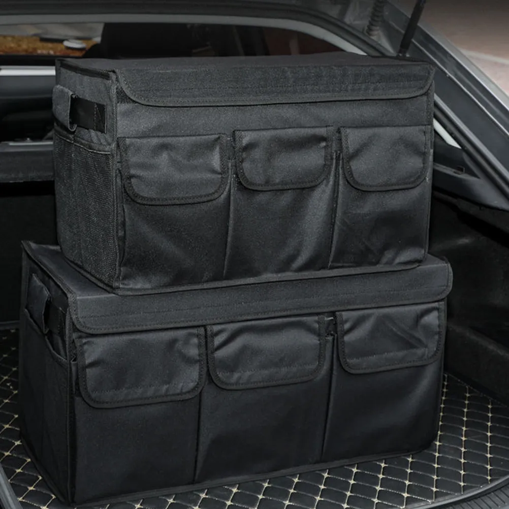 

Large Trunk Organizer 60L Heavy Duty Car Trunk Case Foldable Storage Solution for Neat Car Interior Travel Outdoor Activity