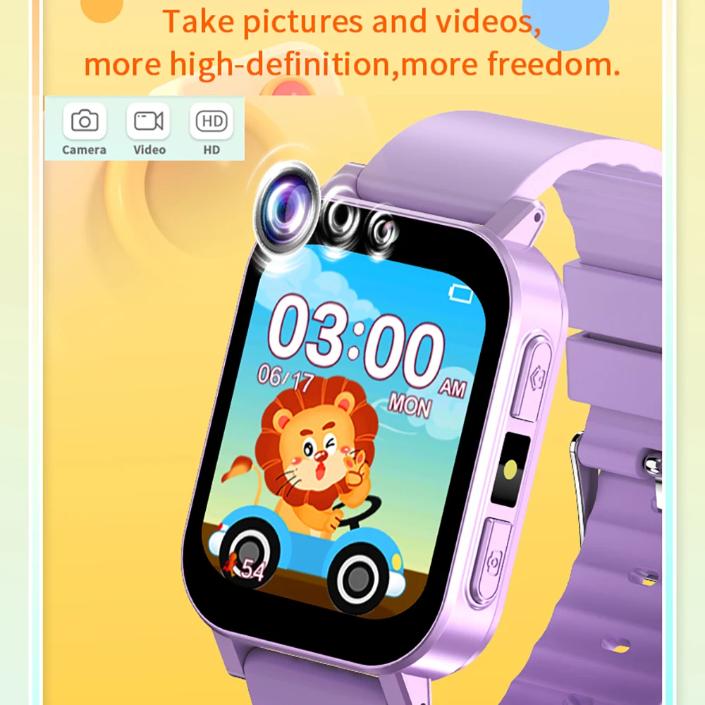 أطفال لغز لعبة ساعة ذكية HD كاميرا Smartwatch الموسيقى اللعب المنبه الأطفال مصباح يدوي بطاقات التعلم تسجيل الصوت