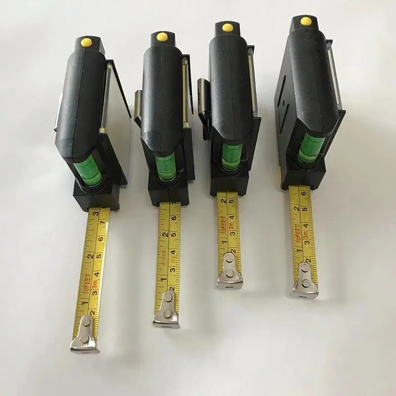 4-in-1 Multiuse Measuring Tape Integrated Level Gauge Pen Note Pocket Size Measuring Tool for Interior Renovation Furniture Ass