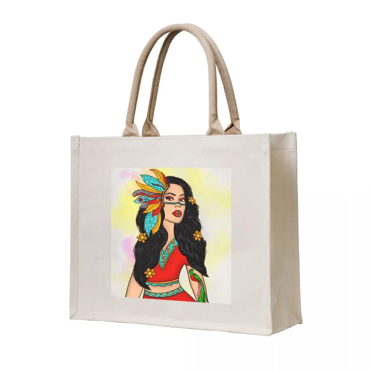 

Xōchiquetzal Tote Bag tote bag canvas custom tote bag shopper bags Shopping bags