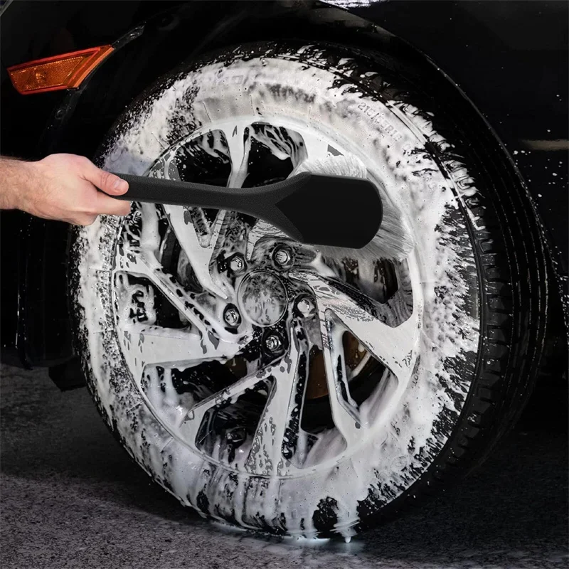 Auto-Reifen- und Felgenreinigungsbürste, Detailing-Bürsten, Waschbürste, Universelles Werkzeug für Reifen- und Felgenreinigung, Auto-Reinigungszubehör – Detail 7