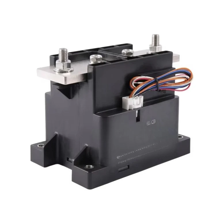 Certified Battery Cabinet DC Relay Coil 12-48V 1000A 450-2000V High Voltage DC Contactor for EV Charging