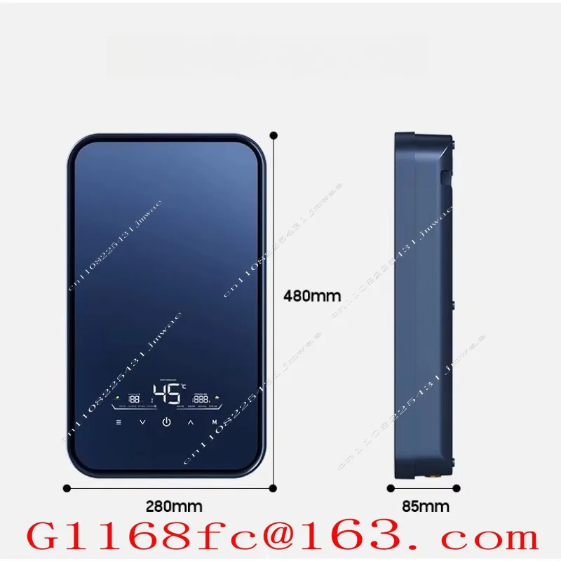 Intelligent Multi-point Wall-mounted 16 24kW Tankless Hot Water Boiler Heating System Whole House Water Heater