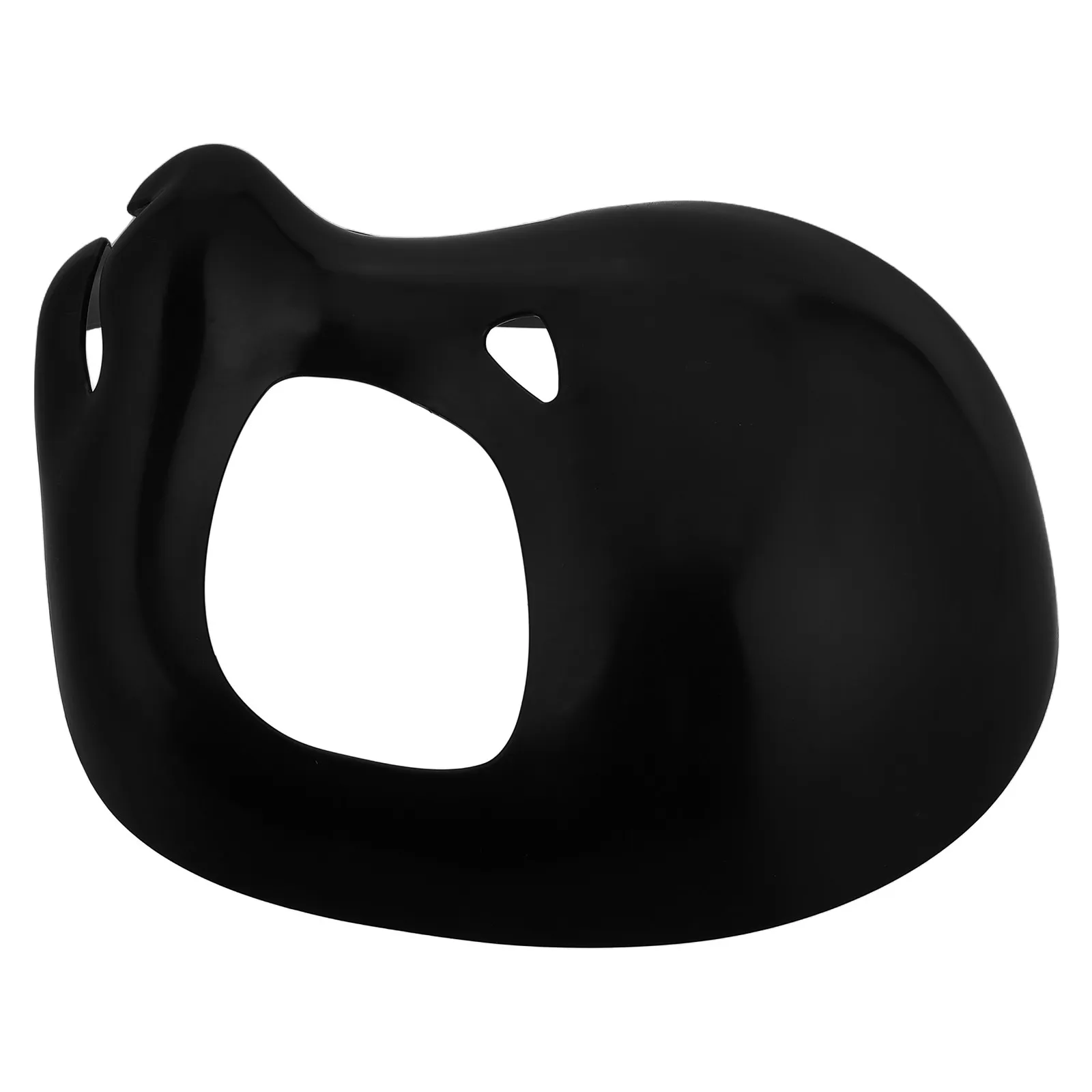 Mysterious Small Beast Skull Mask Black Plastic Cosplay Mask for Halloween Party Masquerade Dress Up Props Animal Costume