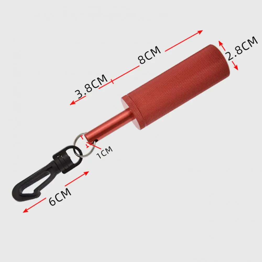 Diving Shaker with Steel Balls 360-degree Rotating Diving Shaker Diving Shaker with Clip Aluminum Alloy Durable Noise Maker