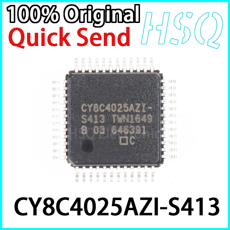 1PCS Original CY8C4025AZI-S413 CY8C4025AZI- LQFP-48 32-bit Microcontroller Chip 32KB in Stock