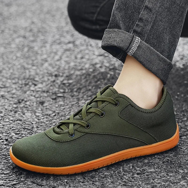 

Summer Mesh Breathable Men Flat Casual Shoes Lightweight Comfortable Male Walking Sport Shoes Unisex Footwear