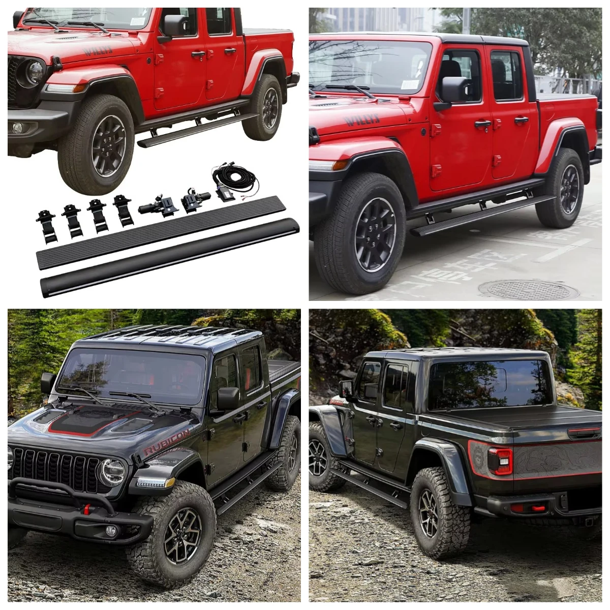 

STLF Automatic Power Side Step Electric Running Board For JEEPs Gladiator JT 2019-2024