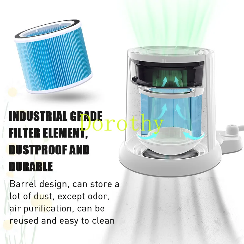 AT-NDC-025 Pro High-End Nail Dust Collector with Integrated Lighting for Hand And Foot Care