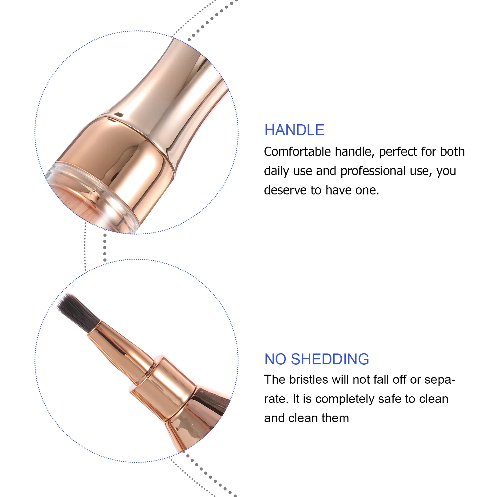 

Tool Makeup Brush Set Dual Headed Cosmetics Travel Multifunctional Blush for Cheeks