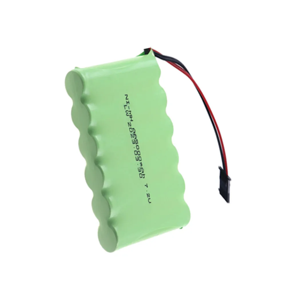 Akumulator NiMH 7,2 V 5000 mAh do zabawek Rc Samochody Czołgi Roboty Łodzie Pistolety Akumulator 7,2 V 6 * Akumulator AA Wtyczka SM