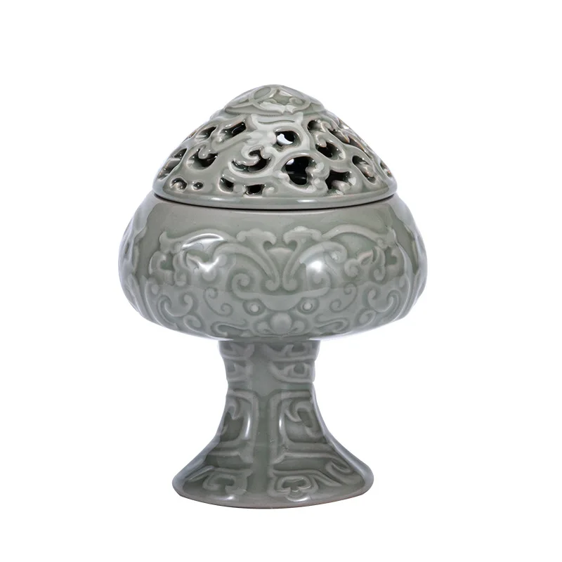 poele-a-trois-pieds-en-ceramique-celadon-pour-aromatherapie-domestique-usage-interieur