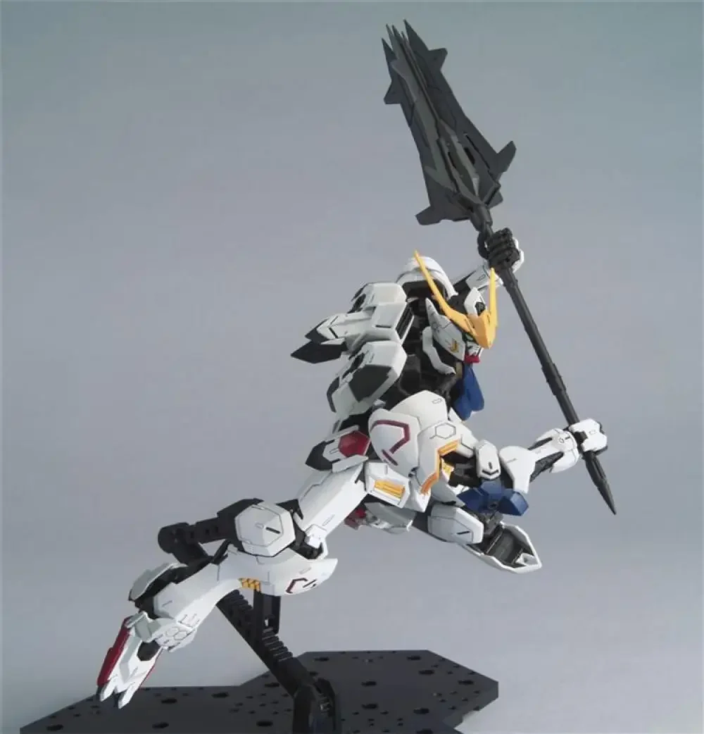 Bandai gundam 1/100 mg barbatos o quarto forma gundam modelo crianças montado robô anime figura de ação brinquedos