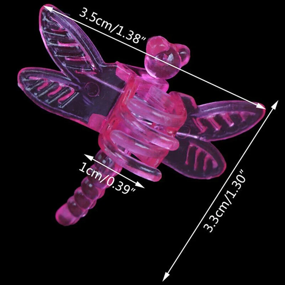 

Clamps Vine Fix Clip Dragonfly Orchid Colorful Flower Garden Supplies Garowing Outdoor Plant Support Vegetable