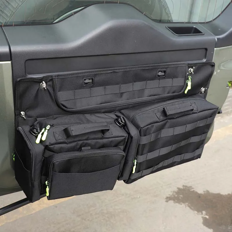 Bild 3: Auto Stamm Organisatoren Tasche Für Land Rover Defender 110 2020-2025 runk Lagerung Organizer Tasche Zubehör Innen Teile