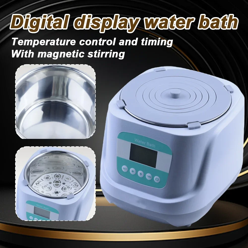 304 Stainless Steel Digital Thermostatic Water Bath Lab Electric Heating Equipment with Timer QW-FAD-WB