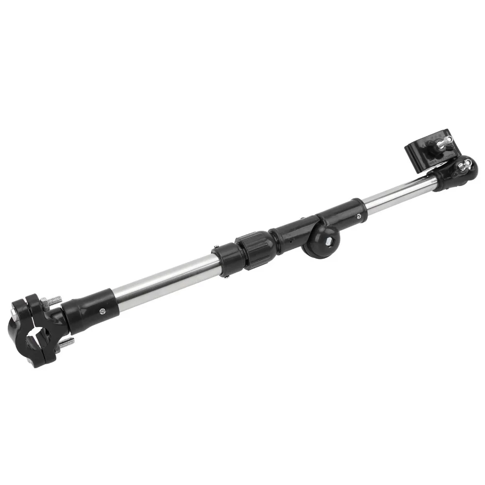 360° Adjustable Bicycle Umbrella Mount Stainless Steel Handlebar Mount Bike Umbrella Holder Telescopic