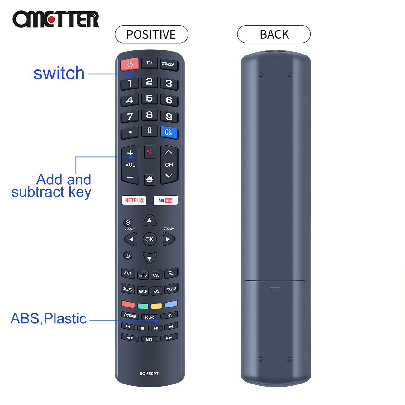 RC-650PT ل دايو الذكية التلفزيون عن بعد التحكم 32D1561 43D1560 49D1660 55D1700 U43A8500TN 43D1280UD L32V780BTS 32D1280 U55V880BTS