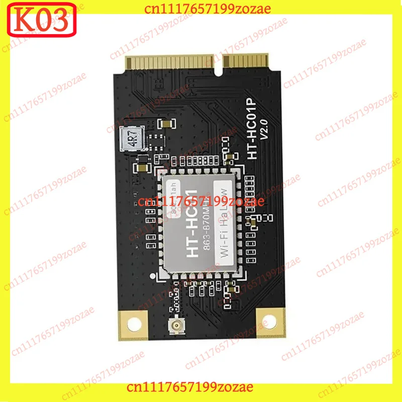 K03 HT-HC01P V2 WiFi HaLow Module Mini PCIe Interface 863-870MHz 16dBm Long Range Secure IoT Transmission Wireless Module