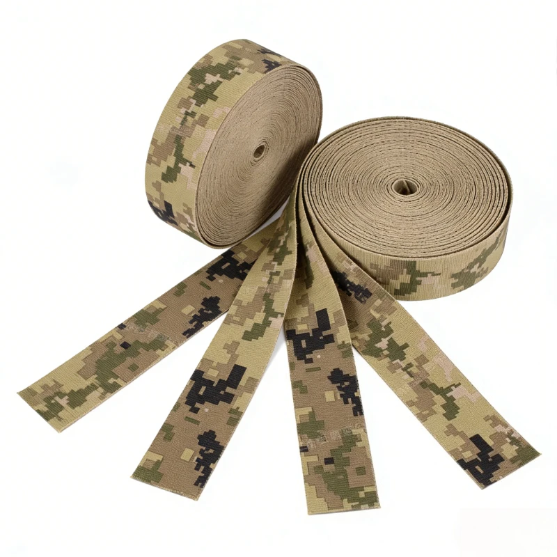 

2/2.5/3.8/5CM Wide Canadian CADPAT Camo Webbing IRR FR Tactical MOLLE Webbing for Vest Belt Bag Strap Outdoor Gear Accessories