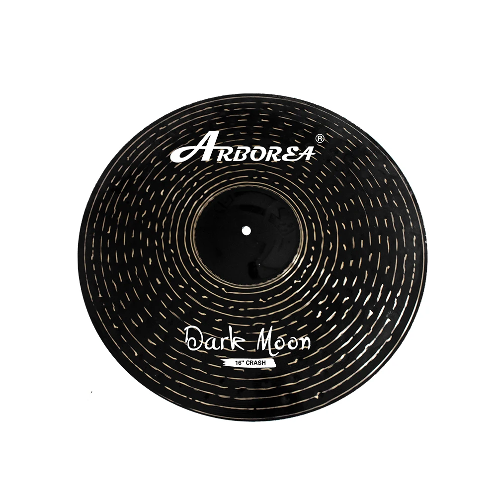 Arborea B8 Cymbal Dark Moon 16 inch Crash for Drum Set