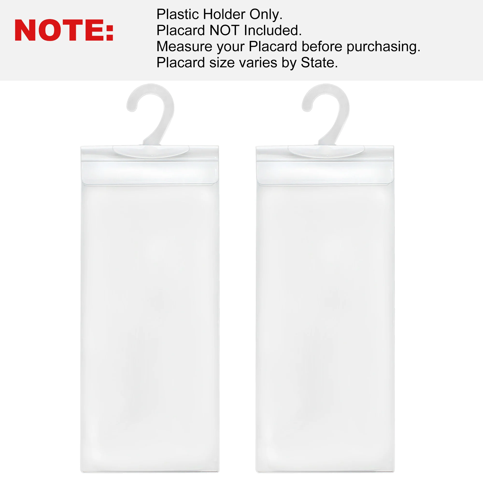 LotFancy Handicap Placard Holder- 10.6