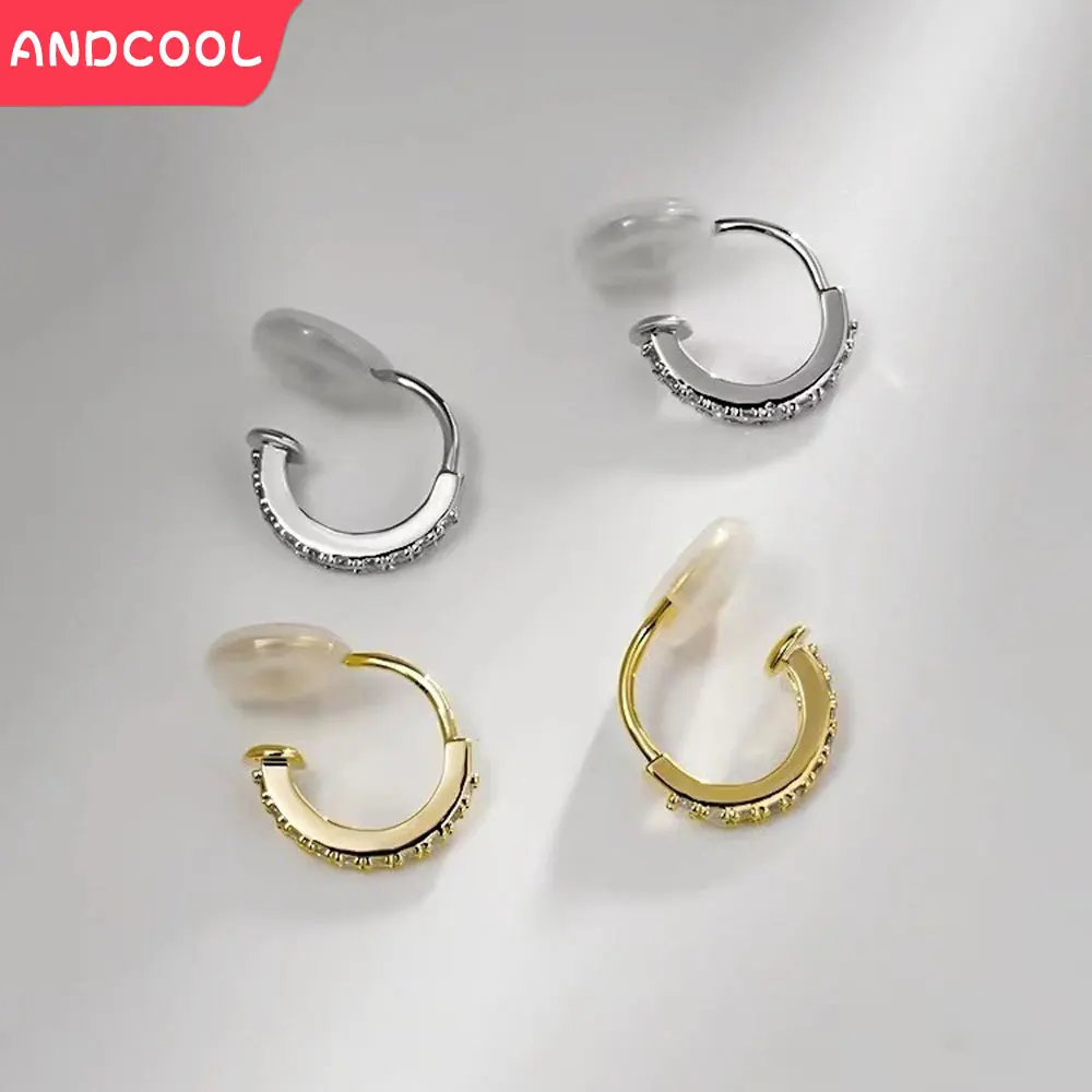 Fashion Ear Clip Earrings For Women Accessories Gift Non Piercing Round Circle Ear Cuffs Earring 2024 Trend Hoop Earring Jewelry