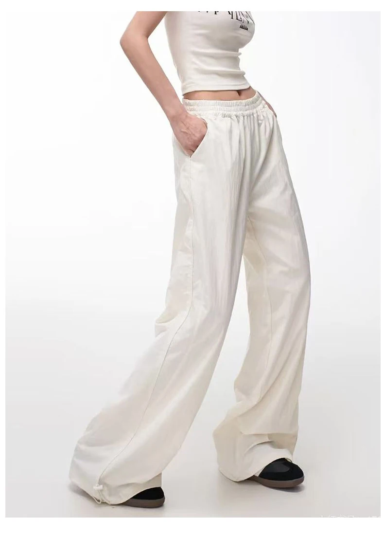 Cargo Pants Womens Dame All-Season Cotton Slim Jogging Running Sweat-Absorbing Stretchy Elasticity Breathable Elastic Waistband