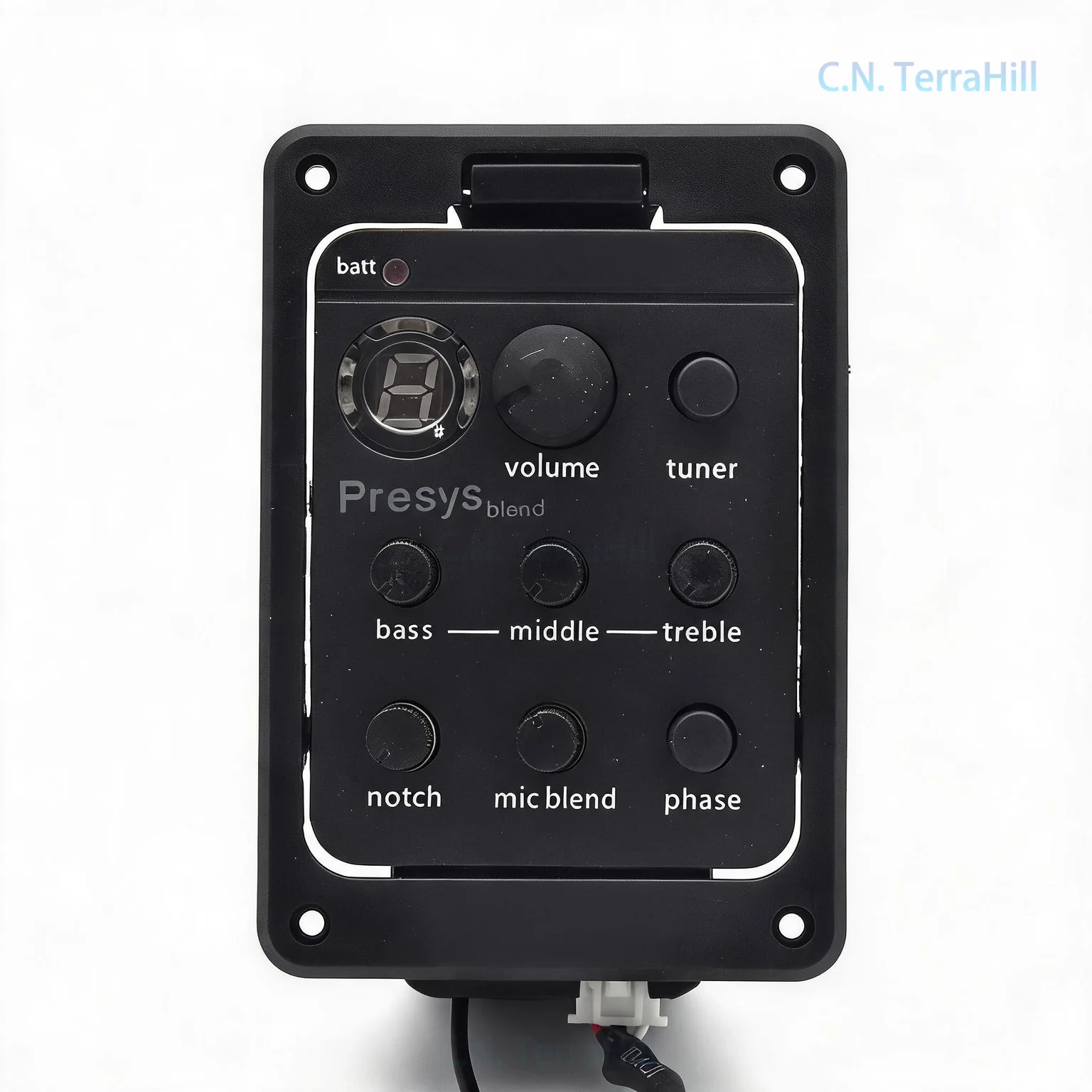 Acoustic Guitar Pickup EQ Preamp with LCD Tuner for Folk Guitar, 301 ISYS Accessories