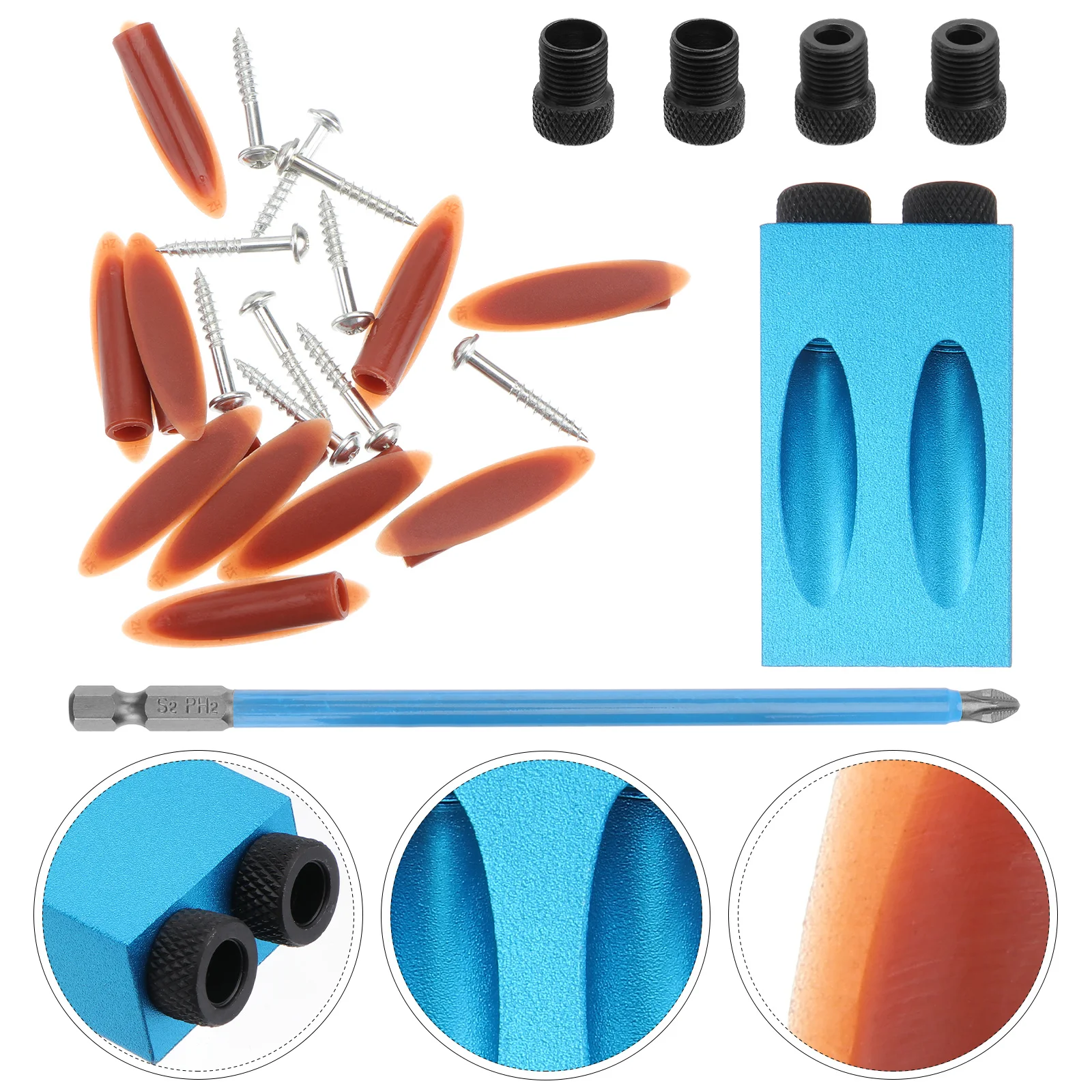 

28 шт., локатор косых отверстий, угол 15 градусов, набор позиций для деревообрабатывающего сверла для точного сверления древесных швов